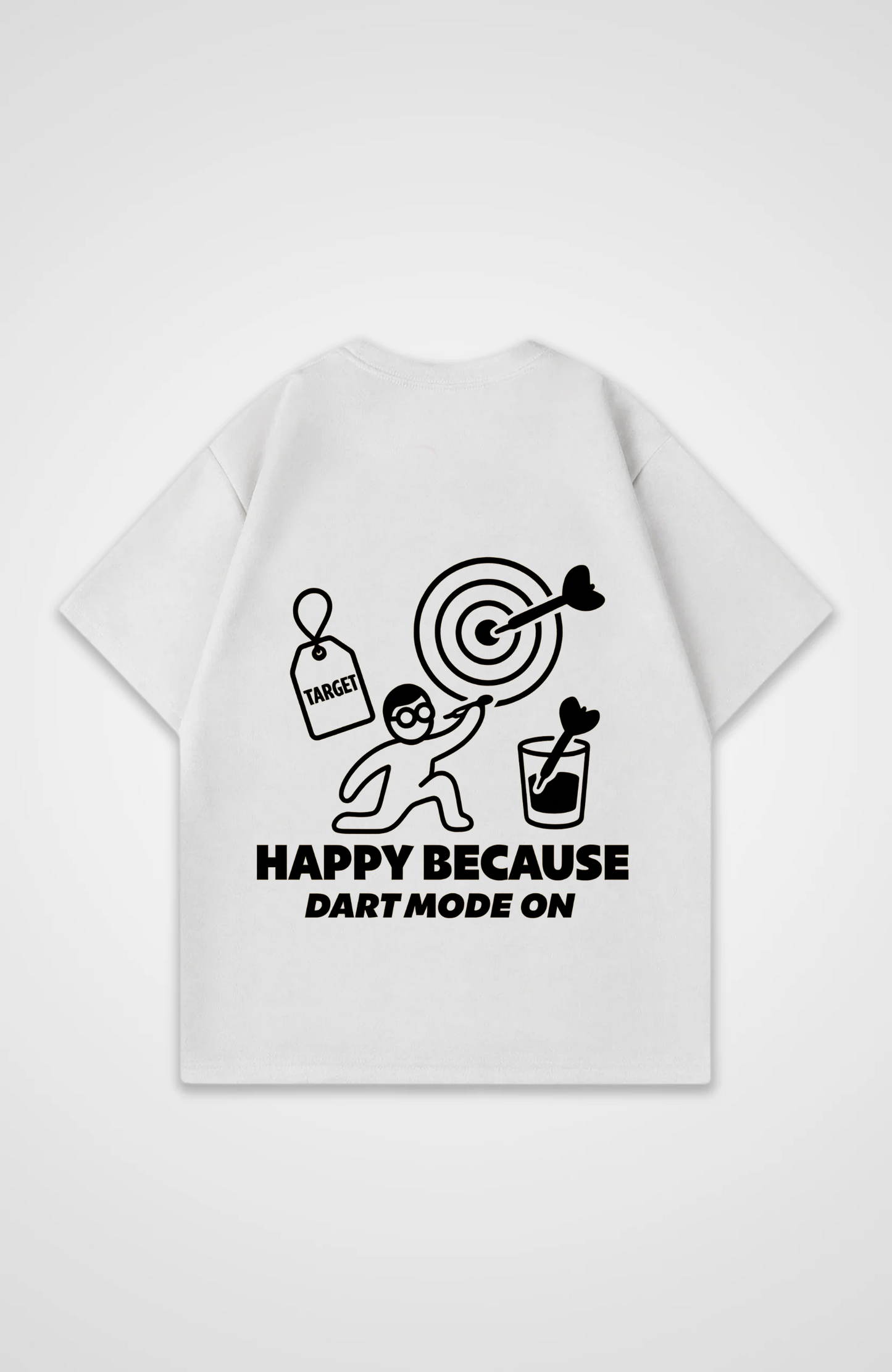 HAPPY MODE OVERSIZE SHIRT