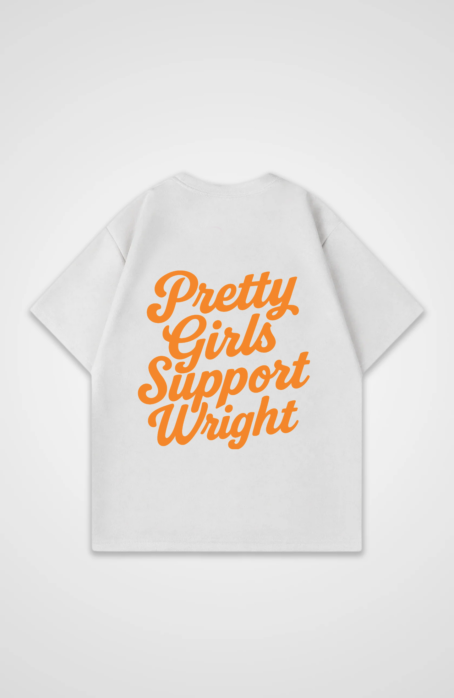 PRETTY GIRLS SUPPORT WRIGHT OVERSIZE SHIRT