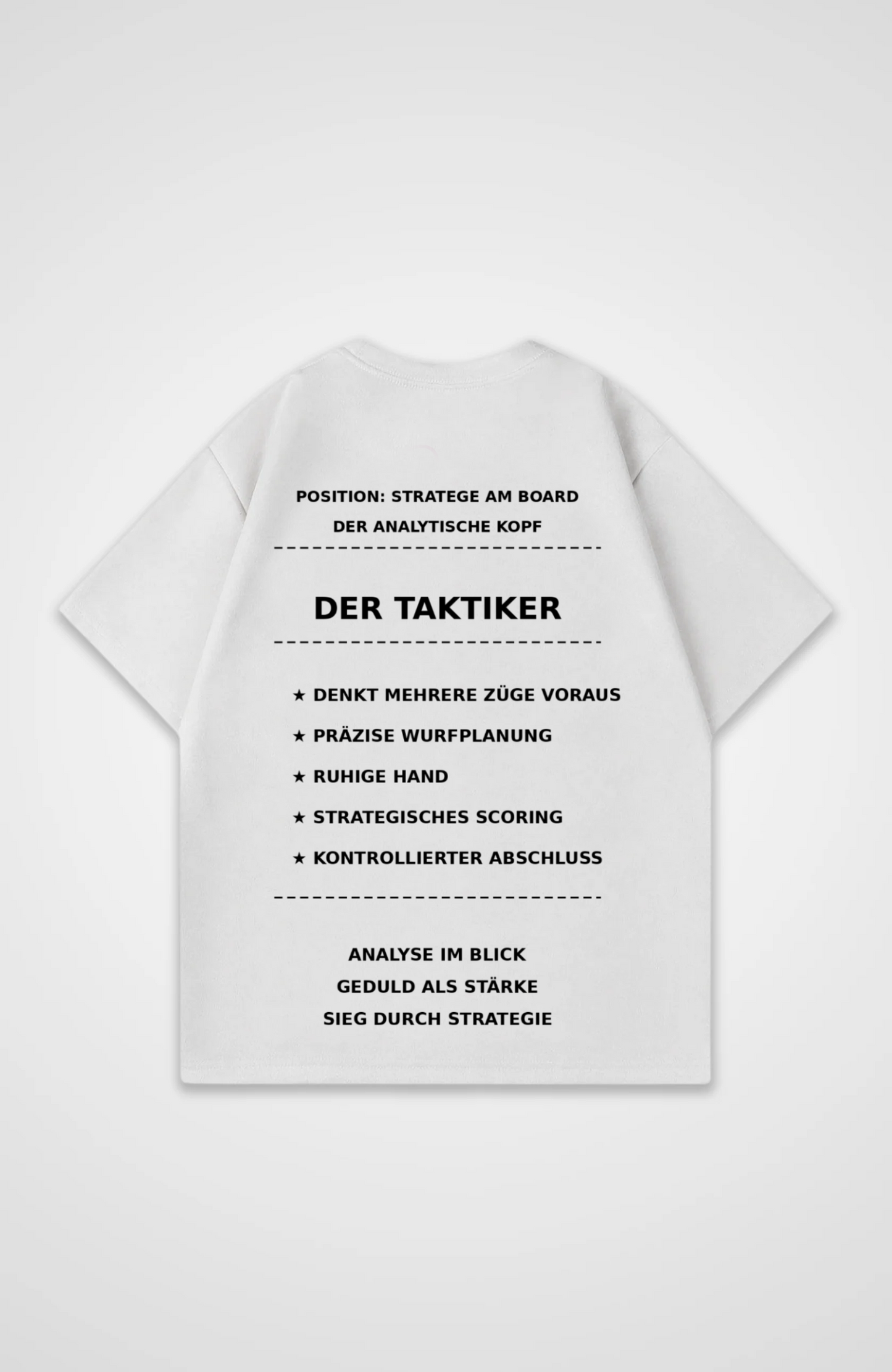 DER TAKTIKER OVERSIZED SHIRT