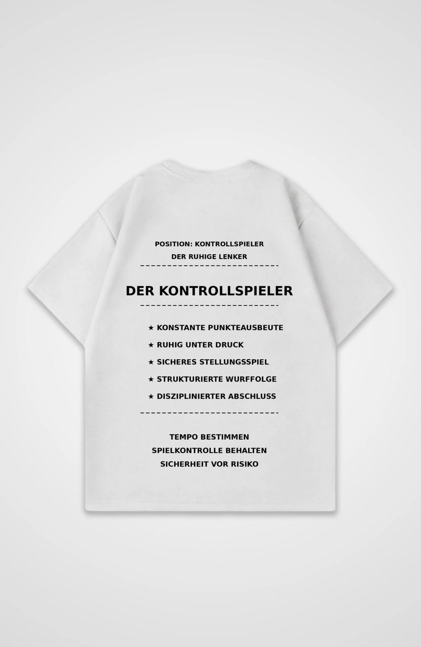 DER KONTROLLSPIELER OVERSIZED SHIRT