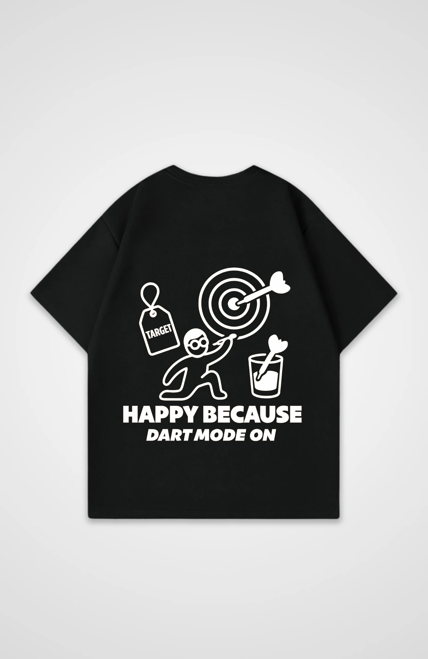 HAPPY MODE OVERSIZE SHIRT