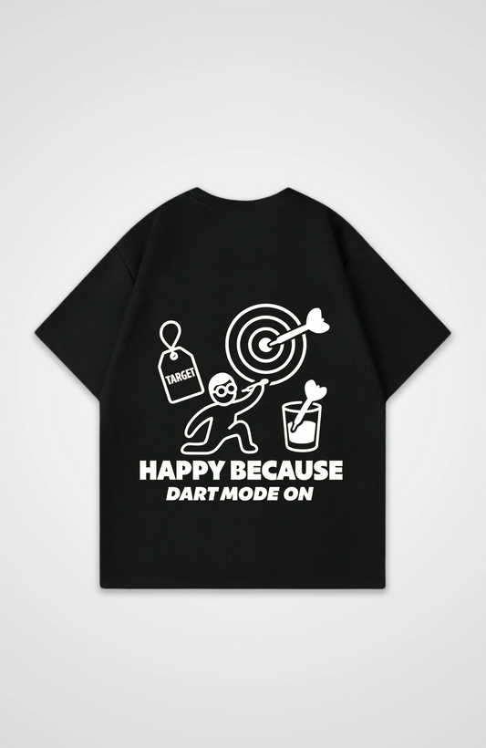HAPPY MODE OVERSIZE SHIRT
