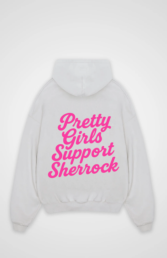 PRETTY GIRLS SUPPORT SHERROCK OVERSIZED HOODIE