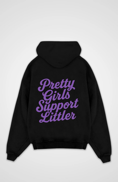 PRETTY GIRLS SUPPORT LITTLER OVERSIZED HOODIE