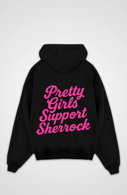 PRETTY GIRLS SUPPORT SHERROCK OVERSIZED HOODIE