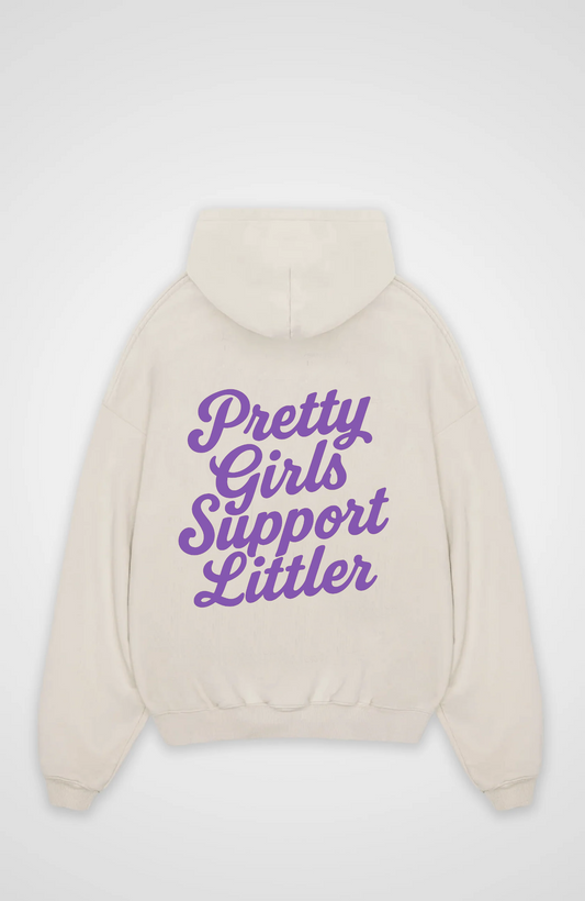 PRETTY GIRLS SUPPORT LITTLER OVERSIZED HOODIE