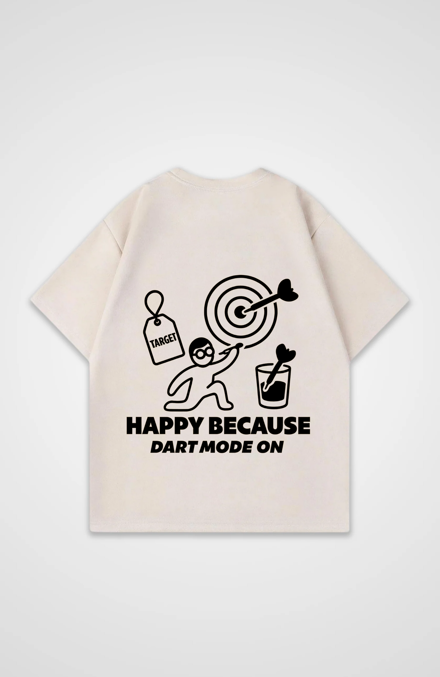 HAPPY MODE OVERSIZE SHIRT