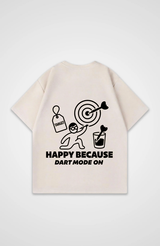 HAPPY MODE OVERSIZE SHIRT