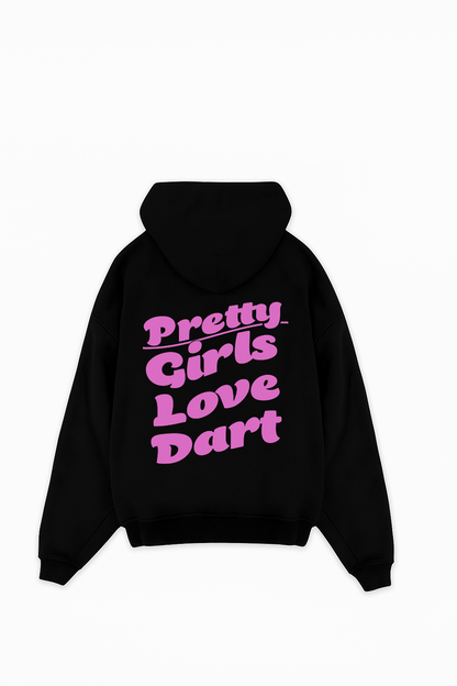 PRETTY GIRLS LOVES DART OVERSIZED HOODIE