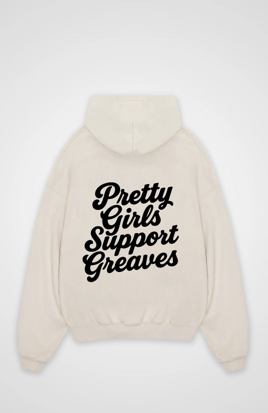 PRETTY GIRLS SUPPORT CLEAVES OVERSIZED HOODIE