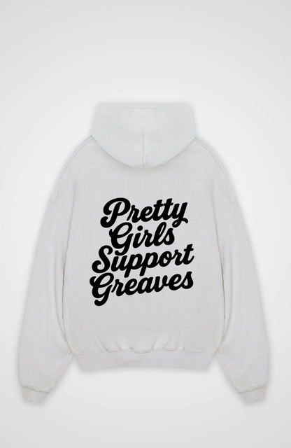 PRETTY GIRLS SUPPORT CLEAVES OVERSIZED HOODIE