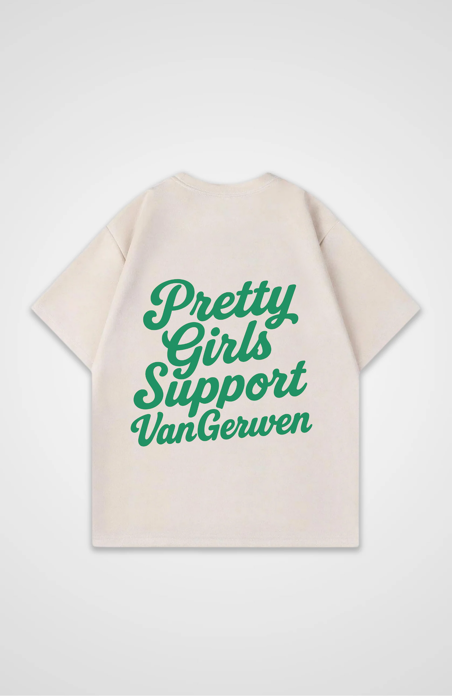 PRETTY GIRLS SUPPORT VAN GERWEN OVERSIZE SHIRT