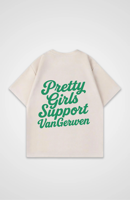 PRETTY GIRLS SUPPORT VAN GERWEN OVERSIZE SHIRT