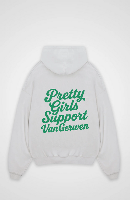 PRETTY GIRLS SUPPORT VAN GERWEN OVERSIZED HOODIE