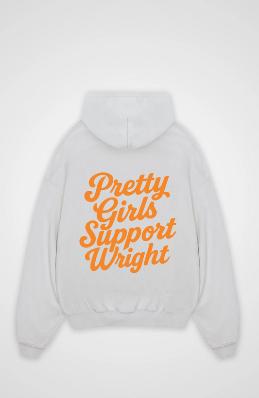 PRETTY GIRLS SUPPORT WRIGHT OVERSIZED HOODIE