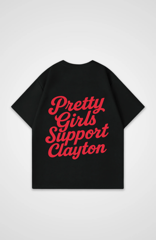 PRETTY GIRLS SUPPORT CLAYTON OVERSIZE SHIRT