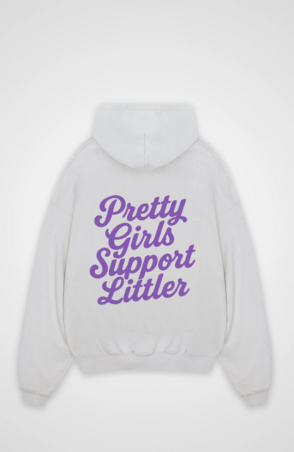 PRETTY GIRLS SUPPORT LITTLER OVERSIZED HOODIE