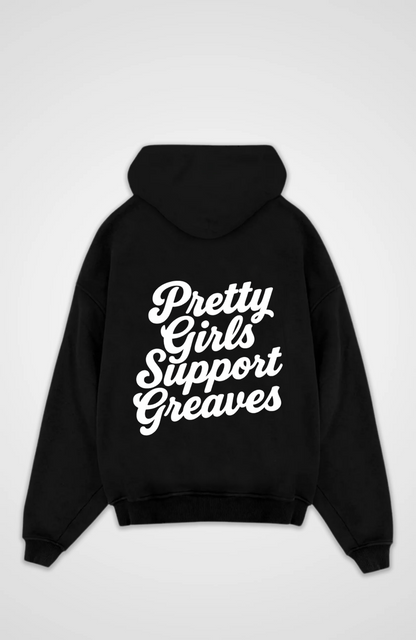 PRETTY GIRLS SUPPORT CLEAVES OVERSIZED HOODIE