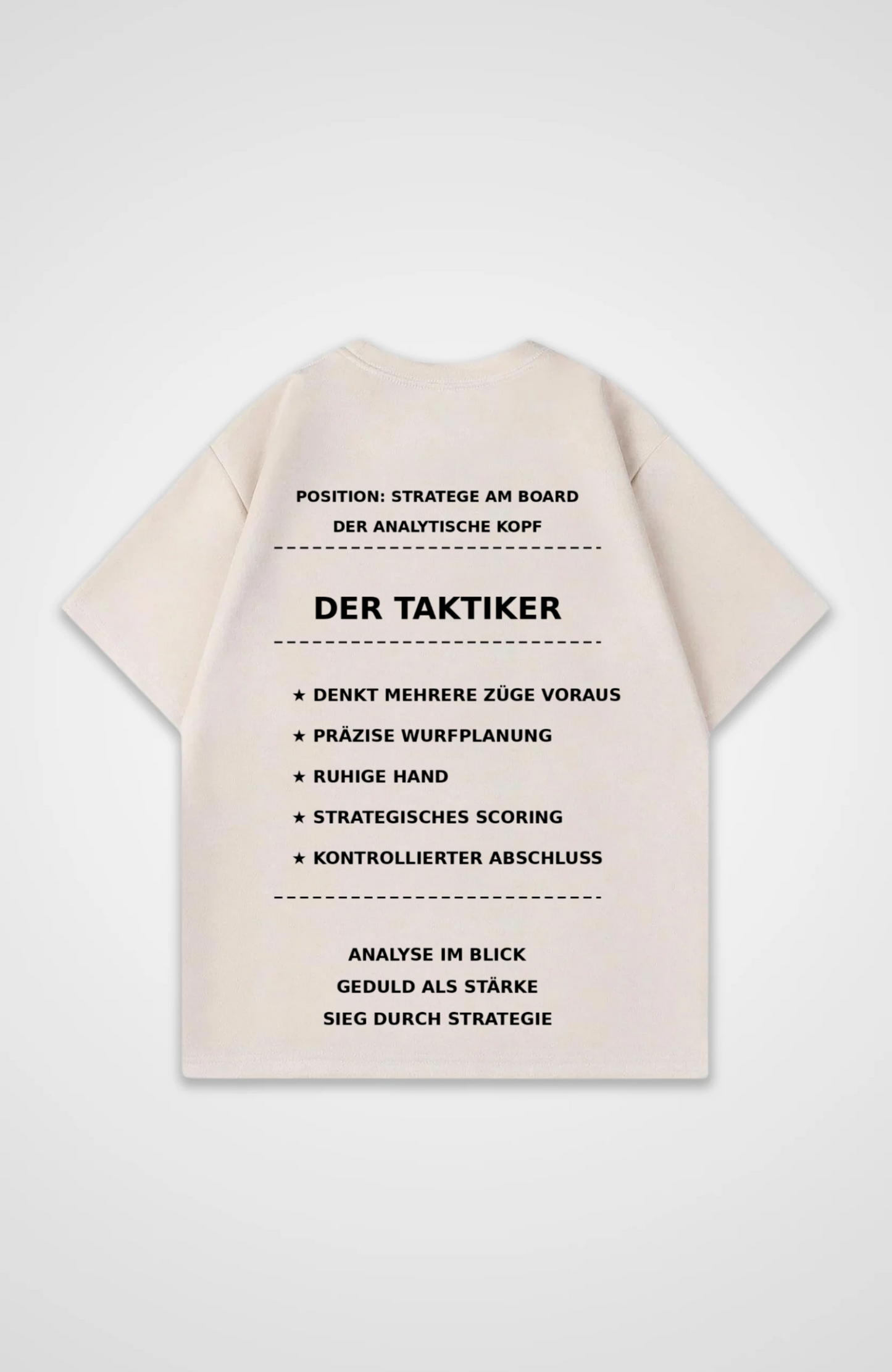 DER TAKTIKER OVERSIZED SHIRT