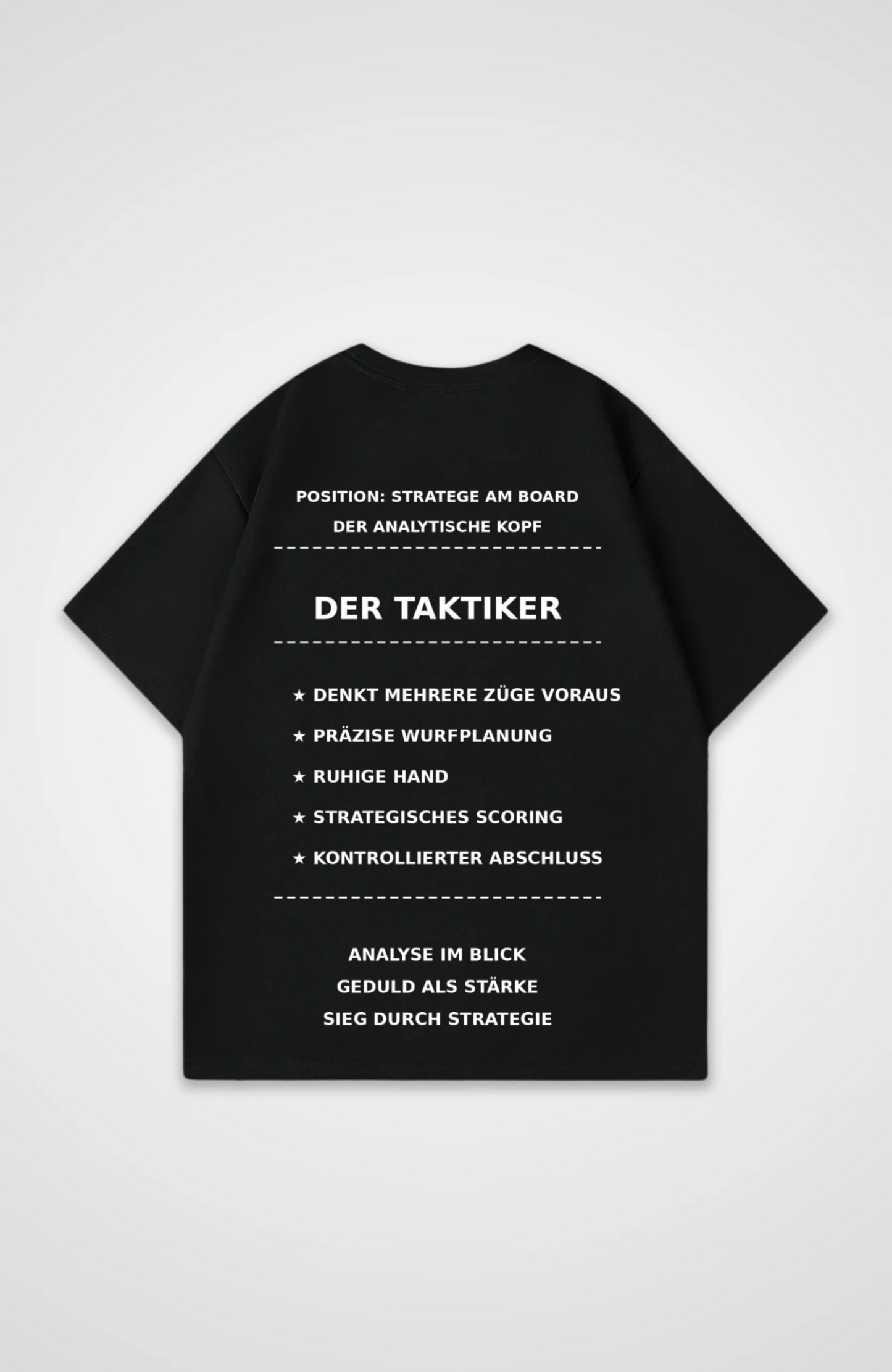 DER TAKTIKER OVERSIZED SHIRT