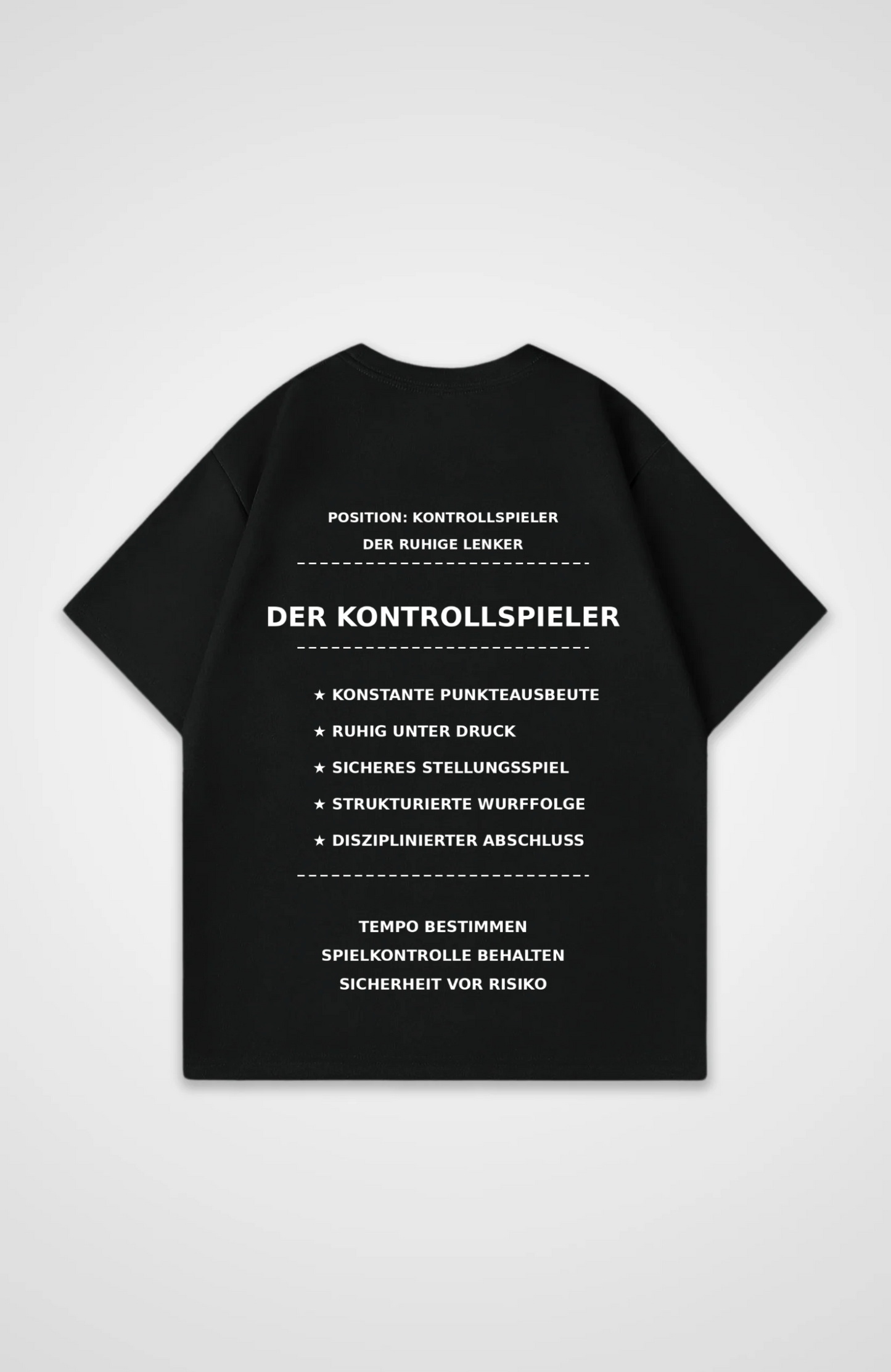 DER KONTROLLSPIELER OVERSIZED SHIRT
