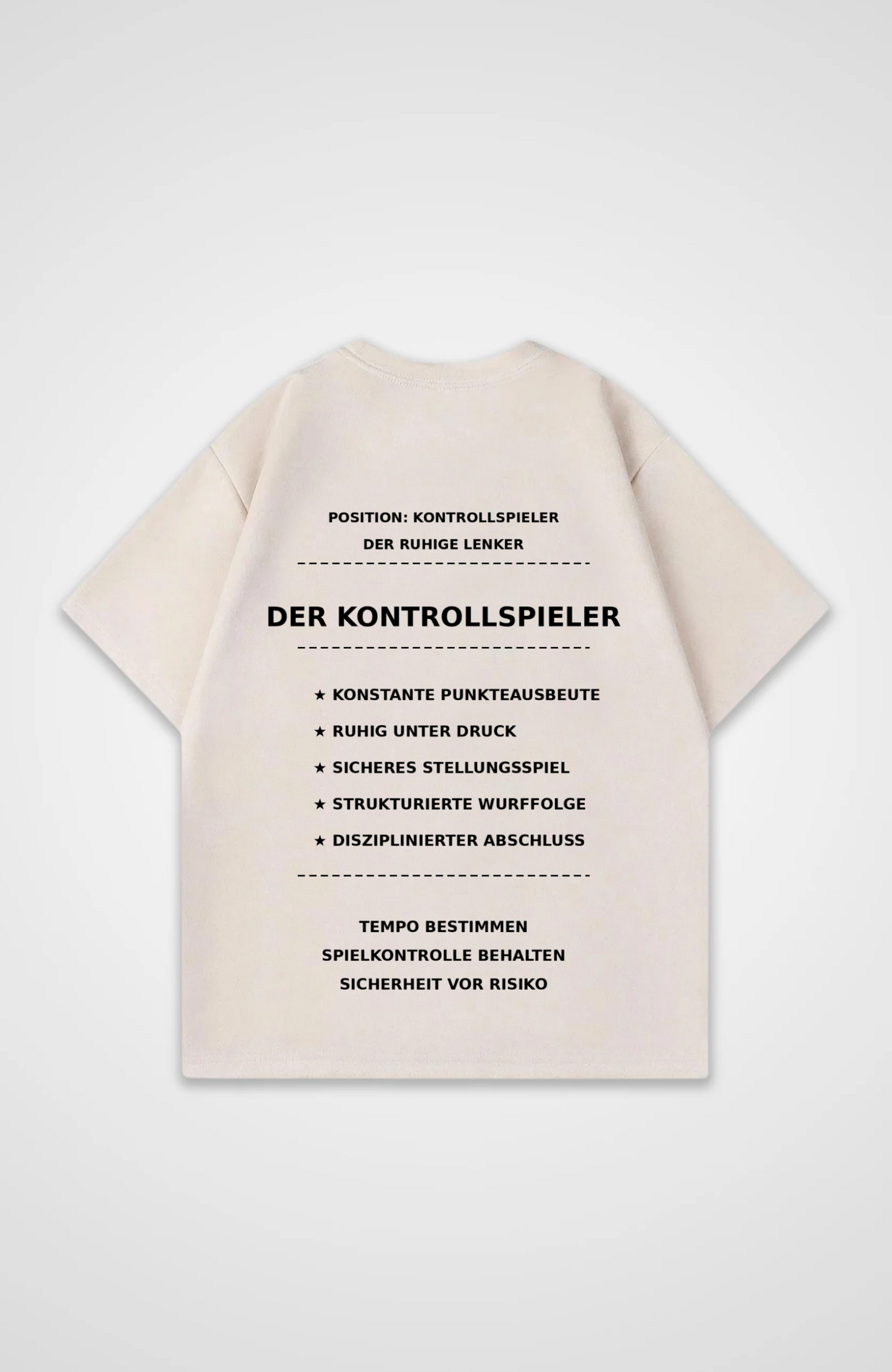 DER KONTROLLSPIELER OVERSIZED SHIRT